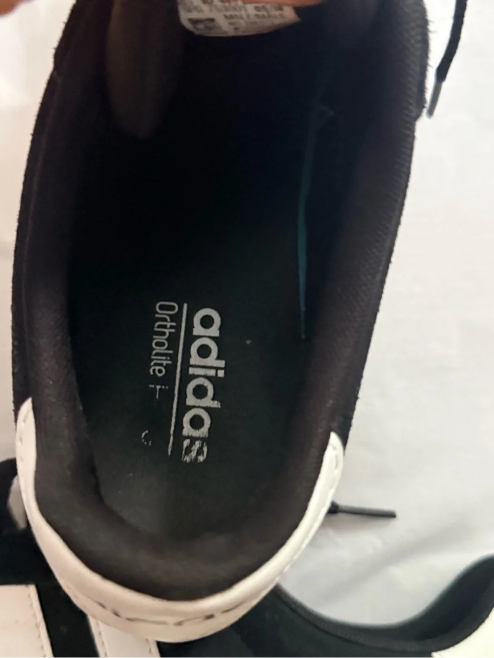 adidas Black Sneakers with White Stripes
